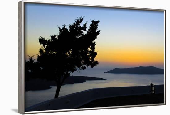 View of the Caldeira, Santorini, Greece-Françoise Gaujour-Framed Photographic Print