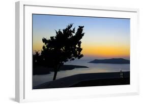 View of the Caldeira, Santorini, Greece-Françoise Gaujour-Framed Photographic Print