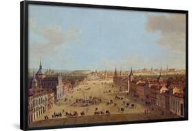 View of the Calle de Alcalá, Madrid', 1754, Oil on canvas, 81 x 139 cm-ANTONIO JOLI-Framed Poster