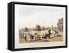 View of the Cambridge Heath Turnpike, Hackney, London, 1809-Heinrich Schutz-Framed Stretched Canvas