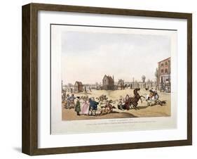 View of the Cambridge Heath Turnpike, Hackney, London, 1809-Heinrich Schutz-Framed Giclee Print