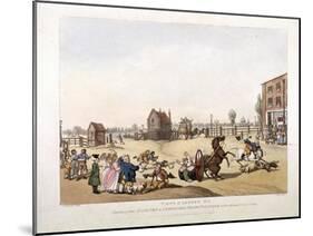 View of the Cambridge Heath Turnpike, Hackney, London, 1809-Heinrich Schutz-Mounted Giclee Print