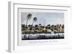 View of the Camp at the Java Creek, 1813-John Gabriel Stedman-Framed Giclee Print