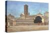 View of the Campanile of Santa Francesca Romana, Rome, 1873-Walter Crane-Stretched Canvas