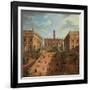 View of the Campidoglio, Rome, 1750-Giovanni Paolo Pannini-Framed Giclee Print