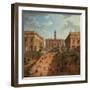 View of the Campidoglio, Rome, 1750-Giovanni Paolo Pannini-Framed Giclee Print