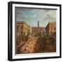 View of the Campidoglio, Rome, 1750-Giovanni Paolo Pannini-Framed Giclee Print