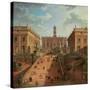 View of the Campidoglio, Rome, 1750-Giovanni Paolo Pannini-Stretched Canvas