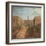 View of the Campidoglio, Rome, 1750-Giovanni Paolo Pannini-Framed Giclee Print