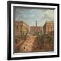 View of the Campidoglio, Rome, 1750-Giovanni Paolo Pannini-Framed Giclee Print