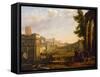 View of the Campo Vaccino, Rome, 1636-Claude Lorraine-Framed Stretched Canvas