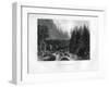 View of the Canal, at the Little Falls Mohawk River, New York State, 1855-null-Framed Giclee Print