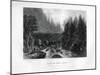 View of the Canal, at the Little Falls Mohawk River, New York State, 1855-null-Mounted Giclee Print