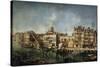 View of the Canal Grande from the Fondamenta Del Vin, 1736-1737-Michele Marieschi-Stretched Canvas