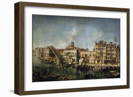 View of the Canal Grande from the Fondamenta Del Vin, 1736-1737-Michele Marieschi-Framed Giclee Print