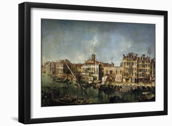 View of the Canal Grande from the Fondamenta Del Vin, 1736-1737-Michele Marieschi-Framed Giclee Print