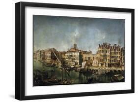 View of the Canal Grande from the Fondamenta Del Vin, 1736-1737-Michele Marieschi-Framed Giclee Print