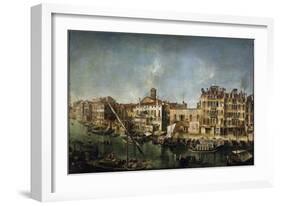 View of the Canal Grande from the Fondamenta Del Vin, 1736-1737-Michele Marieschi-Framed Giclee Print