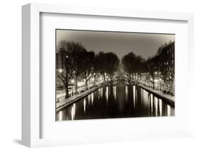 View of the Canal Saint-Martin - Paris - France-Philippe Hugonnard-Framed Photographic Print