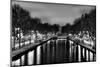 View of the Canal Saint-Martin - Paris - France-Philippe Hugonnard-Mounted Photographic Print