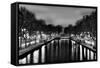 View of the Canal Saint-Martin - Paris - France-Philippe Hugonnard-Framed Stretched Canvas