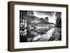 View of the Canal Saint-Martin - Winter -  Paris - France-Philippe Hugonnard-Framed Photographic Print