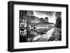 View of the Canal Saint-Martin - Winter -  Paris - France-Philippe Hugonnard-Framed Photographic Print