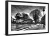 View of the Canal Saint-Martin - Winter -  Paris - France-Philippe Hugonnard-Framed Photographic Print