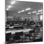 View of the Canteen at the Park Gate Iron and Steel Co, Rotherham, 1964-Michael Walters-Mounted Photographic Print