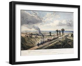 View of the Canterbury and Whitstable Railway from Church Street-Thomas Mann Baynes-Framed Giclee Print