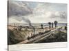 View of the Canterbury and Whitstable Railway from Church Street-Thomas Mann Baynes-Stretched Canvas
