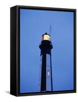 View of the Cape Henry Lighthouse, Virginia Beach, Virginia, USA-Walter Bibikow-Framed Stretched Canvas