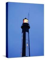 View of the Cape Henry Lighthouse, Virginia Beach, Virginia, USA-Walter Bibikow-Stretched Canvas