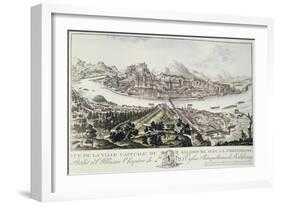 View of the Capital City and Fortress of Salzburg-Friedrich Gotthard Naumann-Framed Giclee Print