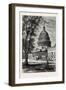 View of the Capitol, Washington, USA, 1870s-null-Framed Giclee Print