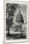 View of the Capitol, Washington, USA, 1870s-null-Mounted Giclee Print