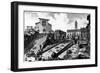 View of the Capitoline Hill, from the 'Views of Rome' Series, C.1760-Giovanni Battista Piranesi-Framed Giclee Print