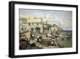 View of the Capri Island-Konstantin Ivanovich Gorbatov-Framed Giclee Print