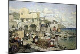 View of the Capri Island-Konstantin Ivanovich Gorbatov-Mounted Giclee Print