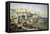 View of the Capri Island-Konstantin Ivanovich Gorbatov-Framed Stretched Canvas