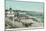 View of the Casino, Beach, and Pier - Santa Cruz, CA-Lantern Press-Mounted Art Print