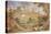 View of the Casino of Don Maffeo Barberino, 1767 gouache and pencil-Charles Joseph Natoire-Stretched Canvas