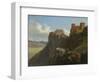 View of the Castello di San Giuliano, near Trapani, Sicily, c.1824-6-Louise Josephine Sarazin de Belmont-Framed Giclee Print