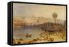 View of the Castle at Saint Germain-En-Laye-J. M. W. Turner-Framed Stretched Canvas