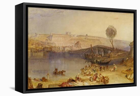 View of the Castle at Saint Germain-En-Laye-J. M. W. Turner-Framed Stretched Canvas