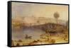 View of the Castle at Saint Germain-En-Laye-J. M. W. Turner-Framed Stretched Canvas
