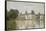 View of the Castle Fontainebleau-Jean-Baptiste-Camille Corot-Framed Stretched Canvas