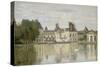 View of the Castle Fontainebleau-Jean-Baptiste-Camille Corot-Stretched Canvas