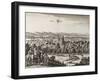 View of the Castle of Oron, Switzerland, 1653-Caspar Merian-Framed Giclee Print