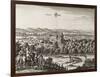 View of the Castle of Oron, Switzerland, 1653-Caspar Merian-Framed Giclee Print